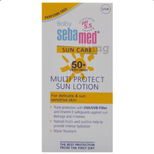 Sebamed Baby SPF 50+ Sun Lotion |pH 5.5|Triple Protection from UV rays|Water & Sweat Resistant|