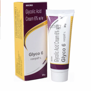 Glyco 6 Glycolic Acid Cream | For Dry Skin, Acne & Hyperpigmentation