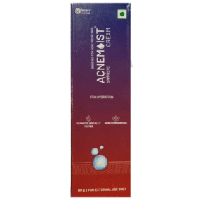 Acnemoist Cream | Non-Comedogenic | Dermatologically Tested | For Sensitive & Acne Prone Oily Skin | Hydrating Face Care Product